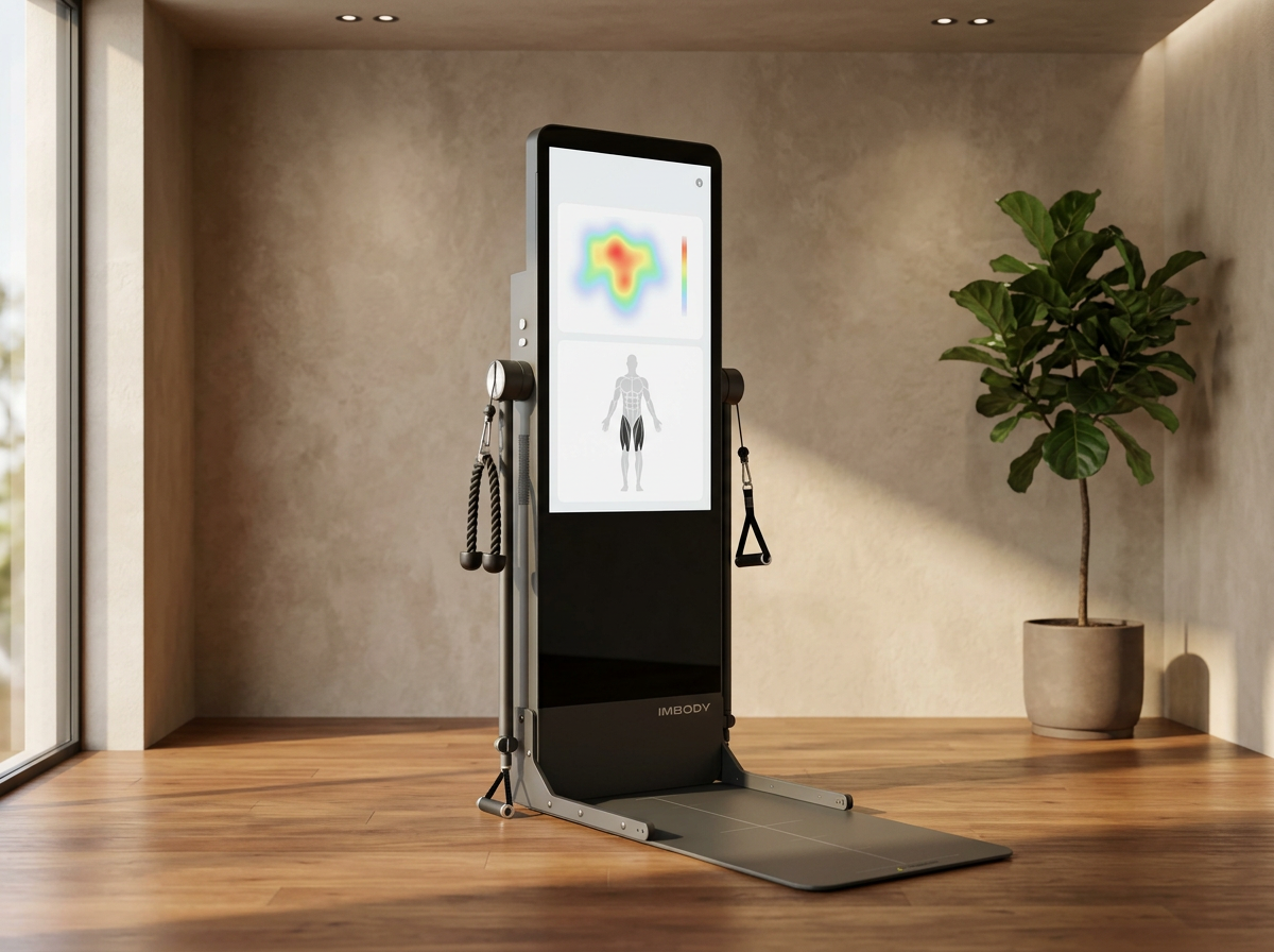 Smart Gym station met digitale weerstand en touchscreen