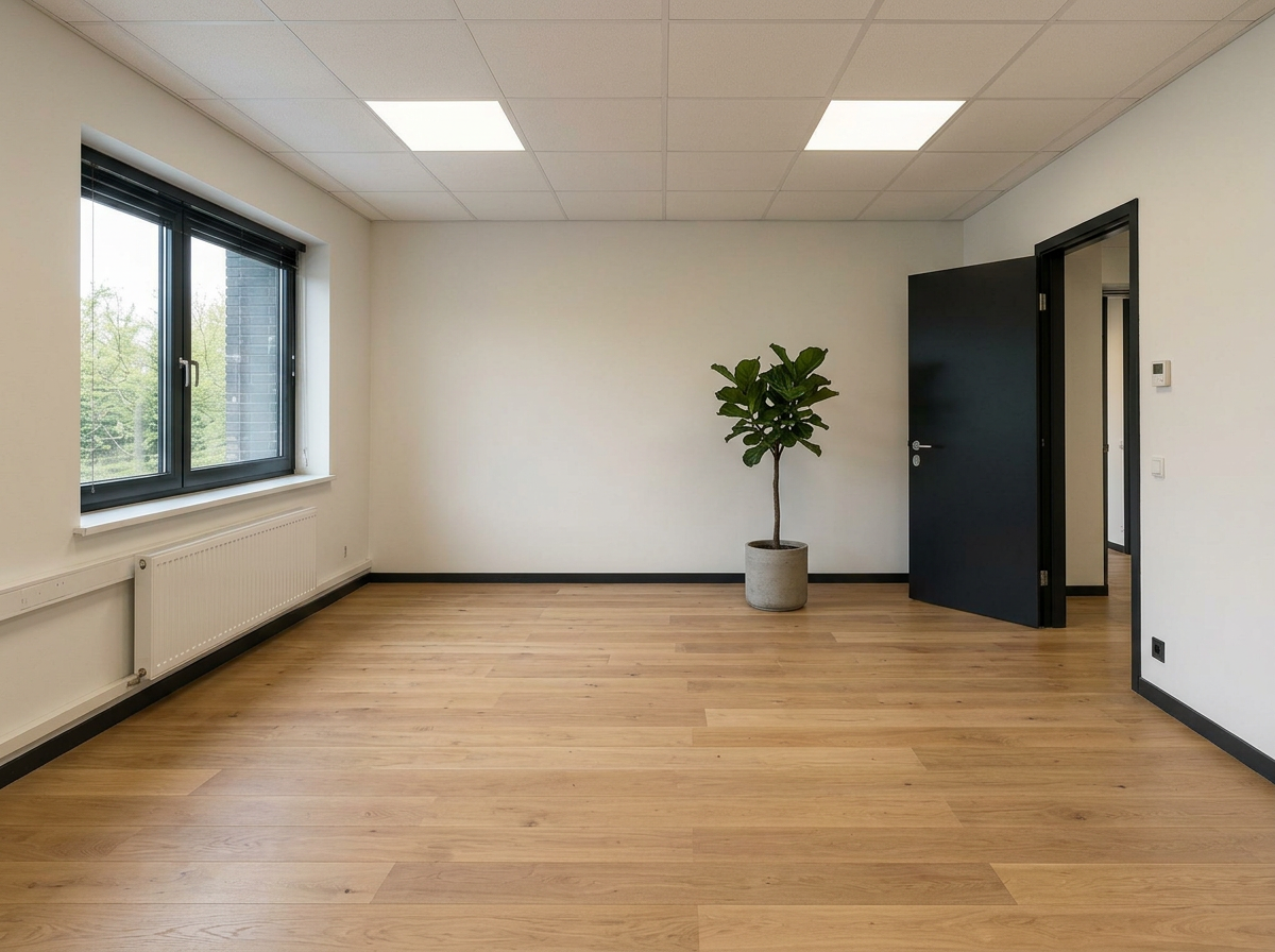 Lege kantoorhoek